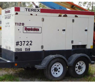 2006 Generator 120KVA Terex Trailer
