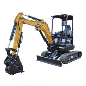 MINI EXCAVATOR SY26U W/THUMB – 3 TON