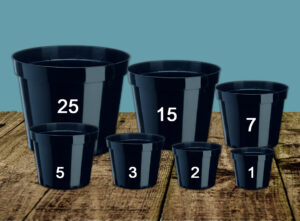 Pot Sizes - General Standard Sizes Pot Sizes - General Standard Sizes