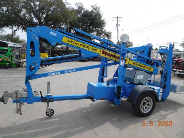 Boomlift Towbehind 34 Genie TZ34DC