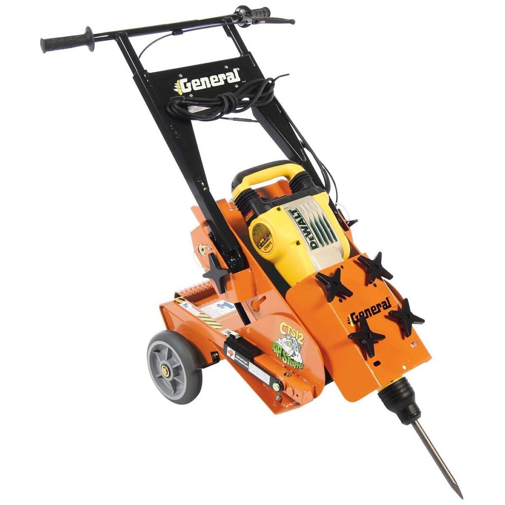 Removing Tiles with A Rotary Hammer