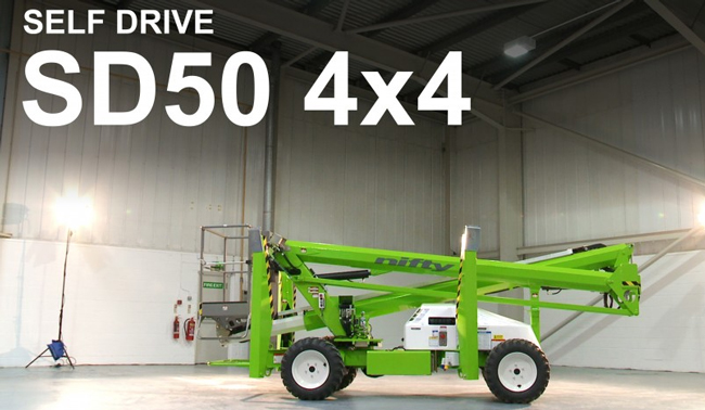 Nifty SD50 4x4 Self Drive Work Platform