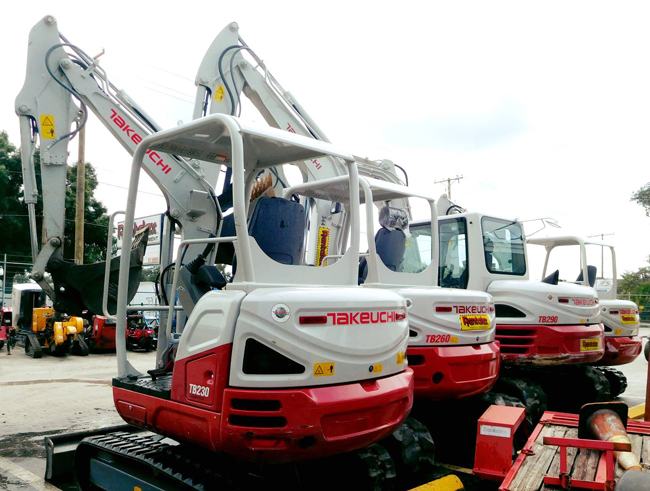 Takeuchi Excavator Rentals