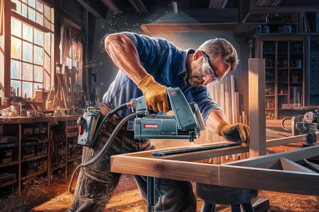 pneumatic gun stapler