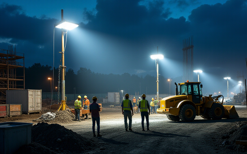Light Tower for Construction Projects