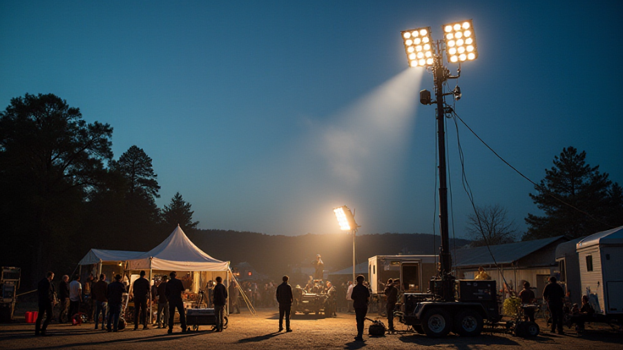 Light Tower for Film Production Projects