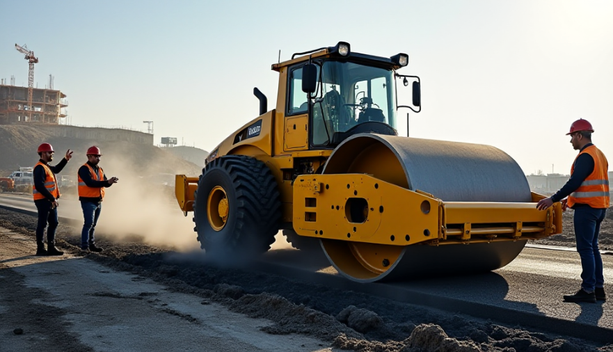 Roller Drum Use in Construction