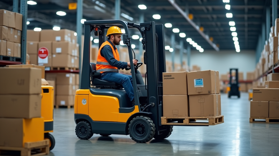 warehouse forklift