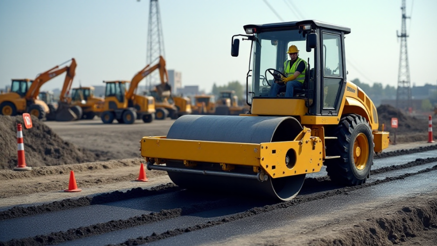 Roller Drum Use in Construction