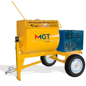 Menegotti Mortar Plaster & Stucco Mixer 9 Cu. Ft. Honda 7.9HP GX240 Steel Drum