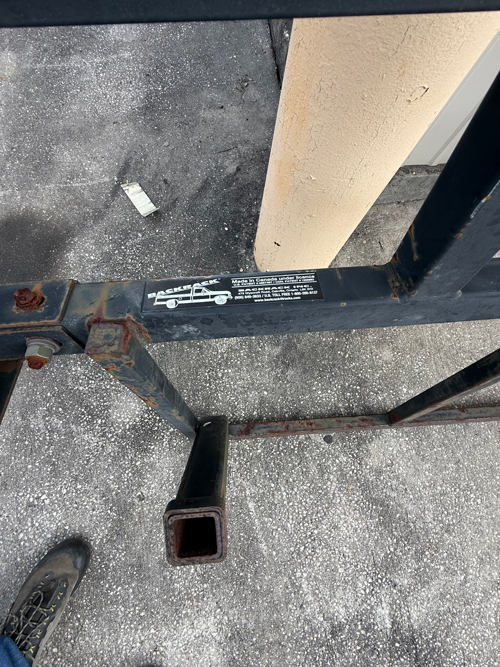 Used RealTruck Backrack Original Rack Frame