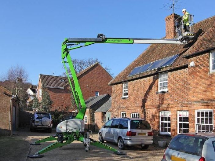 trailer mounted articulated work platforms
